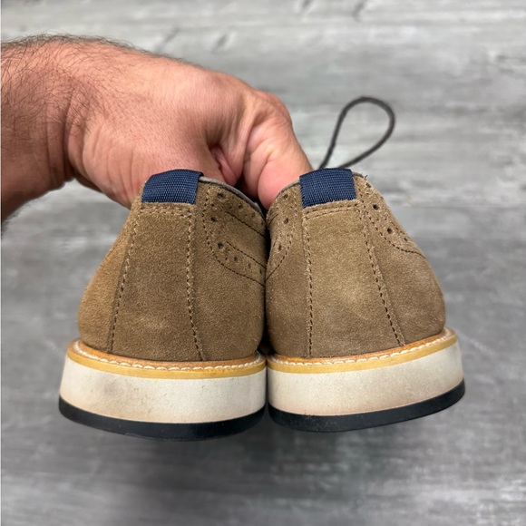 Blake McKay Tan Suede Wingtip Oxfords Shoes 11 M main image 4